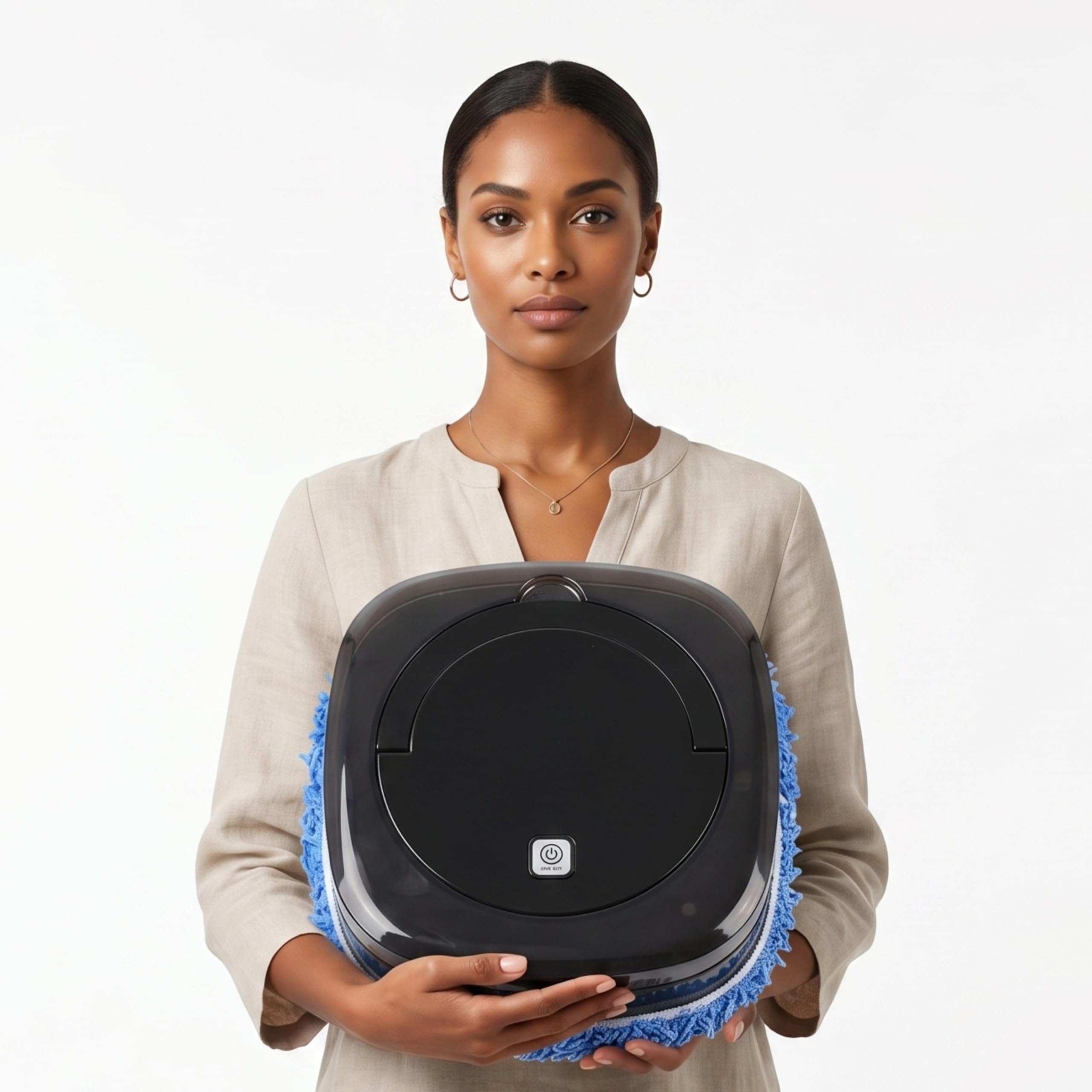 Drumstone Mopping Robot Vacuum Cleaner with Water Tank & Dual Functionality, Automatic Smart Floor Cleaning Robot, Dry & Wet Cleaning, Compact Low Noise Robotic Cleaner for Home Office Use-image-48