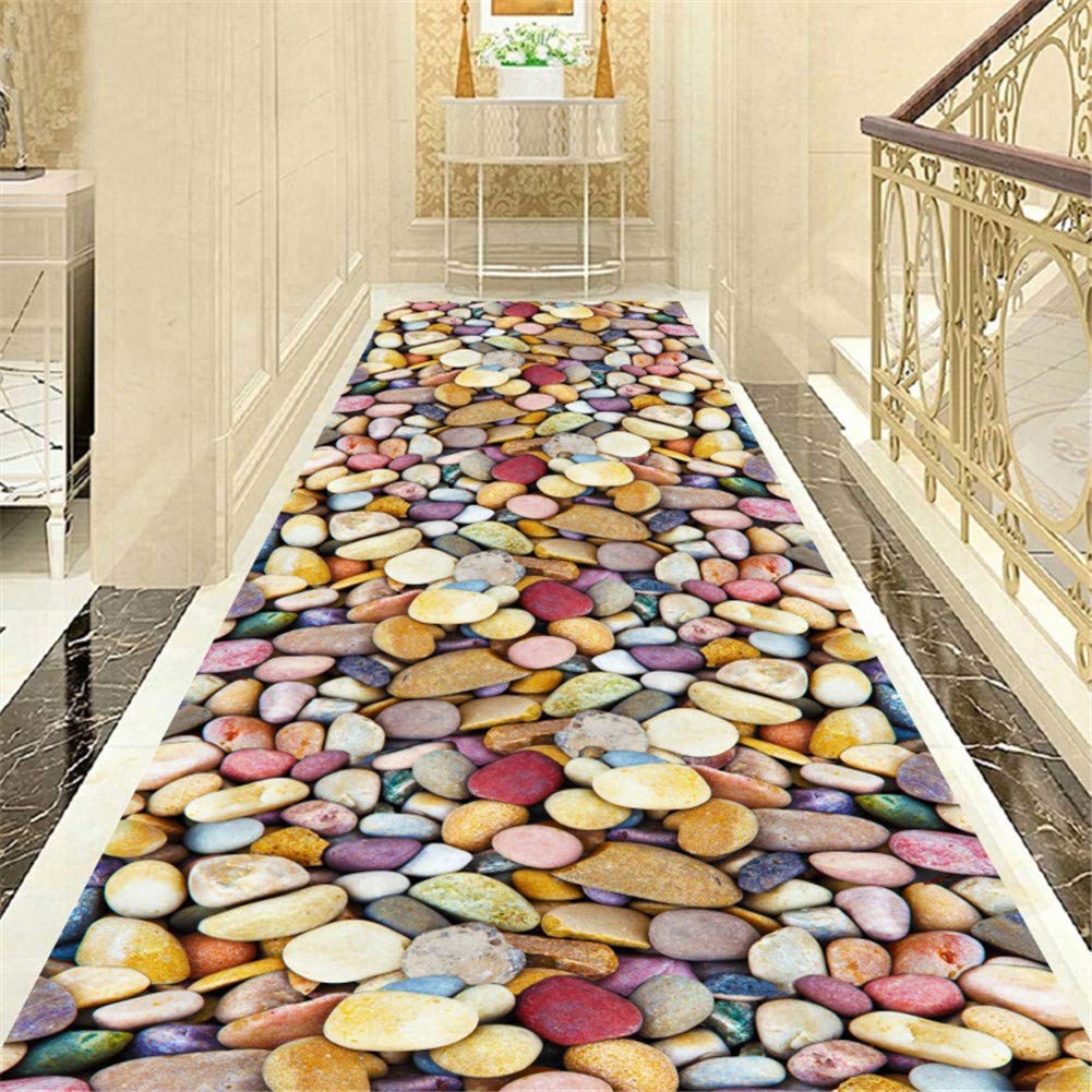 Tapis d'escalier cailloux 3D pour sécuriser le couloir d'entrée