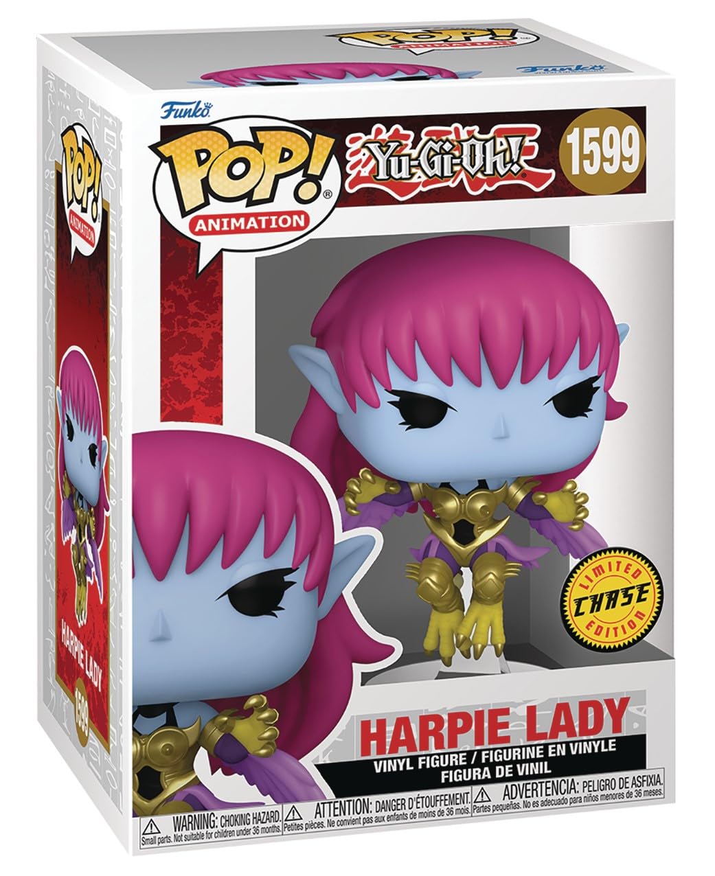 POP Yu-Gi-Oh! - Boneco de vinil Harpie Lady Gold Armor Edição