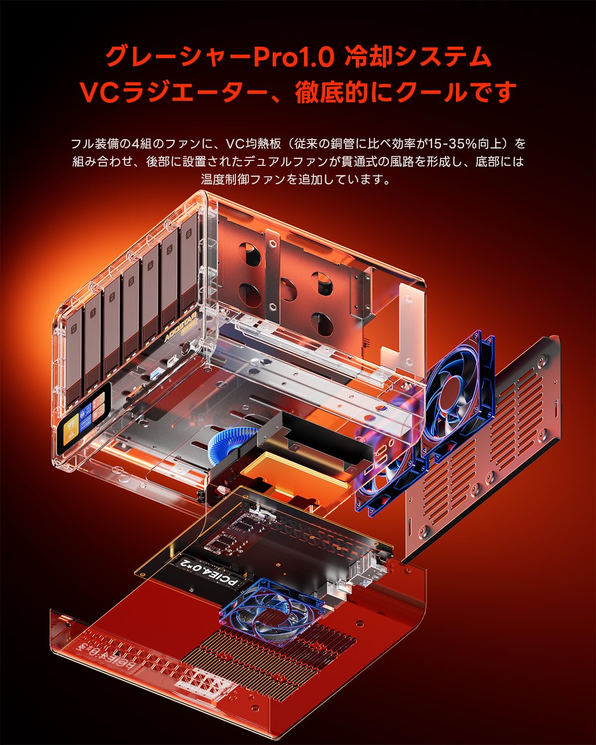 Amazon.co.jp: AOOSTAR WTR MAX 11 ベイ NAS ミニ PC（AMD R7 PRO