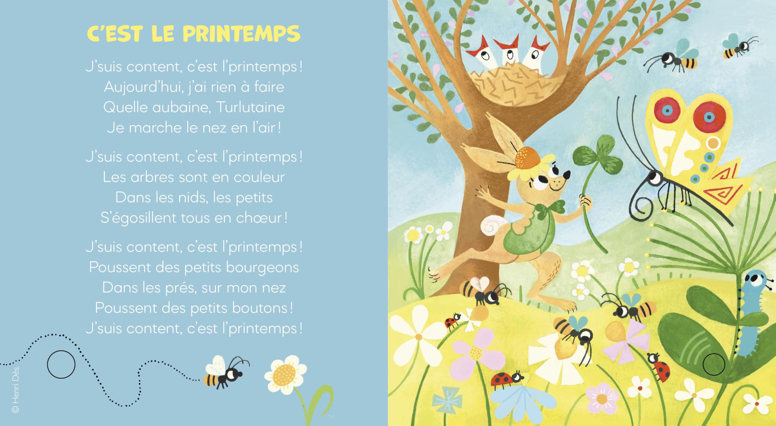 Image secondaire de Mes premières chansons du printemps - Livre sonore pour bébés avec 7 mélodies