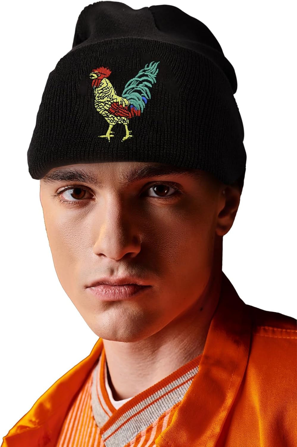 Cat Dad Beanie Hat Winter Cuffed Knit Hat Skull Watch Cap Embroidery Fisherman Beanies for Women Men Unisex - Image 6