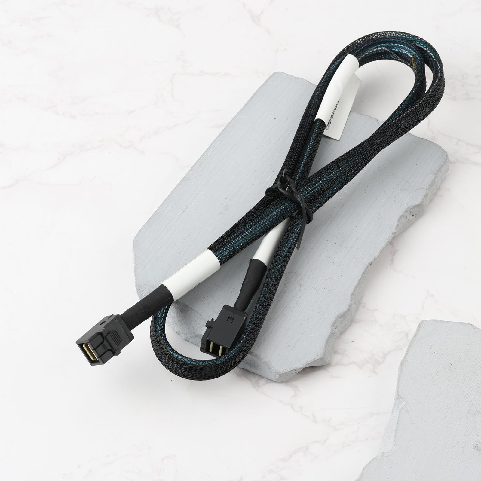 EMSea Câble Interne Mini SAS HD X4 SFF-8643 vers SFF-8643 Compatible avec LSI Serveurs Systèmes de Stockage Raid