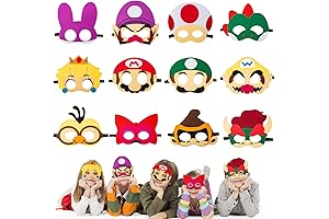 12Pcs Bowser Costume Party Supplies Boys Gifts
