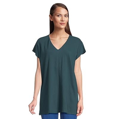 Eileen Fisher V Neck Tunic Women