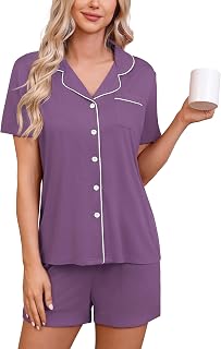 Pajama Sets for Women 2 Piece PJ Sets Short Sleeve Lounge Set Fashion Sleepwear XS-3XL