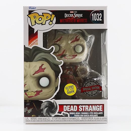 Doctor Strange In The Multiverse Of Madness Pop! Movies Vinyl Figur Dead Strange (Glow-In-The-Dark) 9 Cm