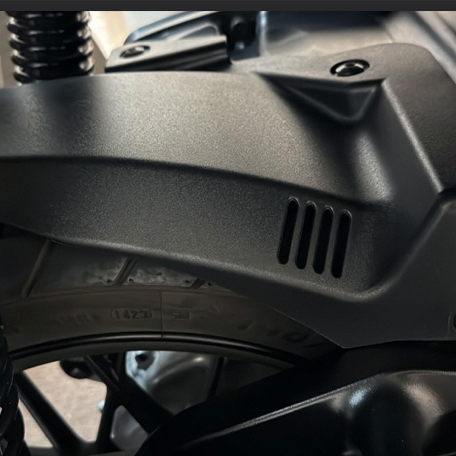 WOOGA Für HO&N&DA ADV350 ADV-350 ADV 350 2022 2023 2024 2025 Hinterrad Hugger Fender Kotflügel Schlamm Splash Schutz Motorrad Zubehör (Schwarz)