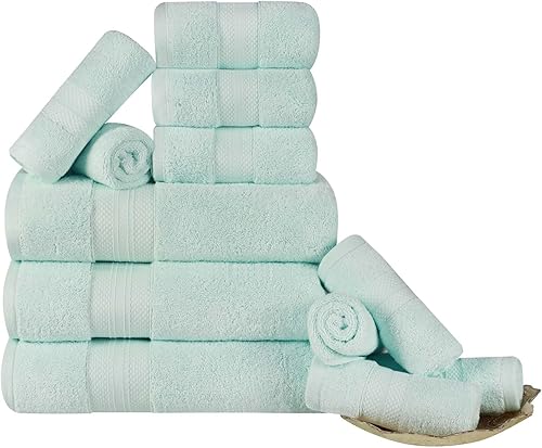 Miniatura 11 de Superior Juego de toallas de algodón turco de 3 piezas, toallas surtidas para el hogar, artículos esenciales de baño, toalla de baño, toalla