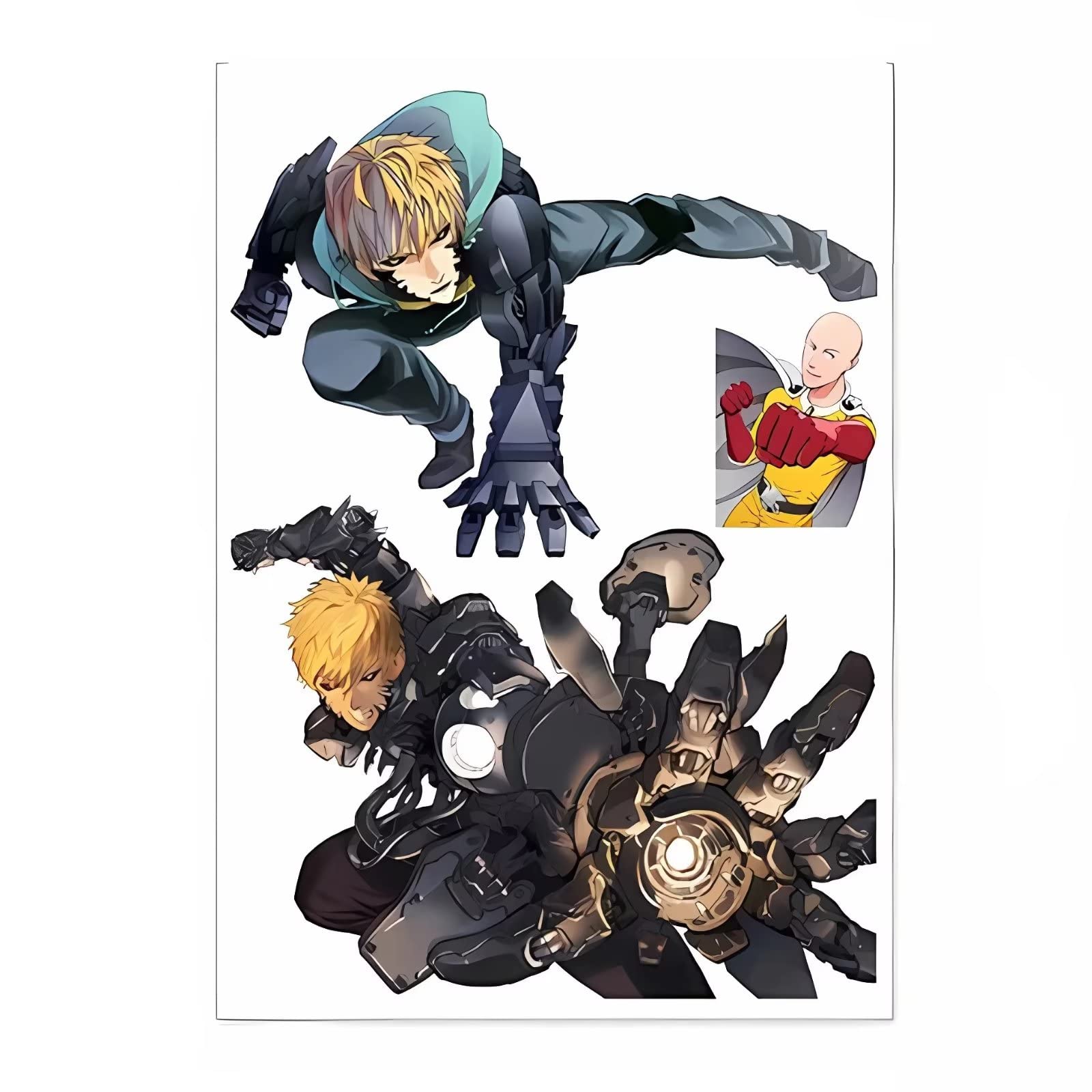 ワンパンマン　ポスター・ステッカーセット アニメ10周年記念「ワンパンマン マジ音楽祭」 マジ貼り！音楽祭ロゴ