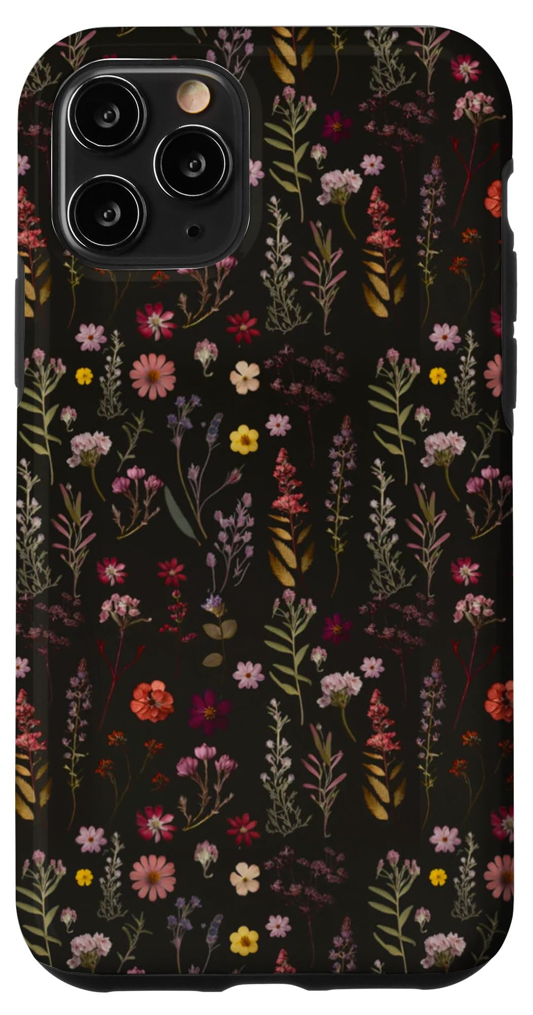 Aesthetic Wildflower Biodegradable Spring Summer Floral Case for iPhone 11 Pro