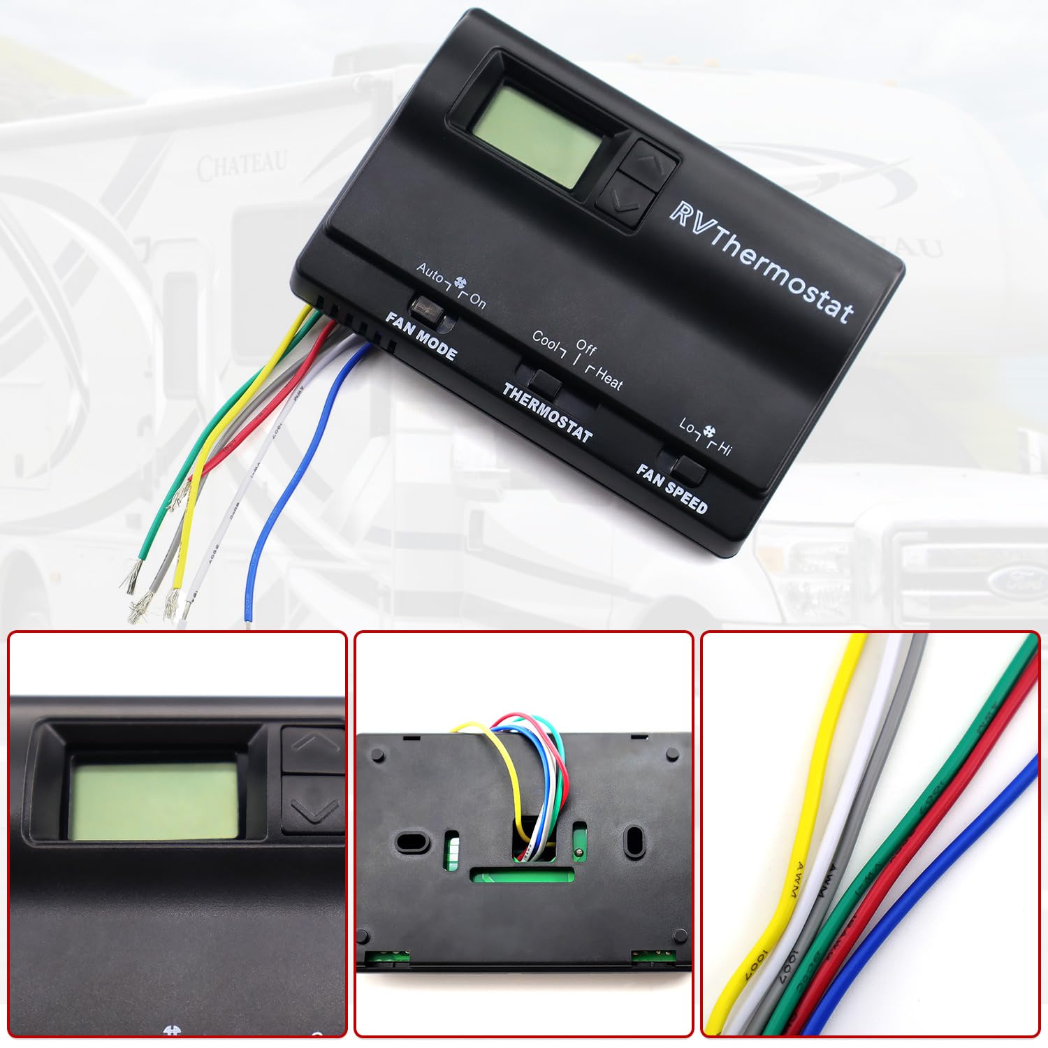 Heat/Cool Digital Thermostat Replacement Compatible With - View #6