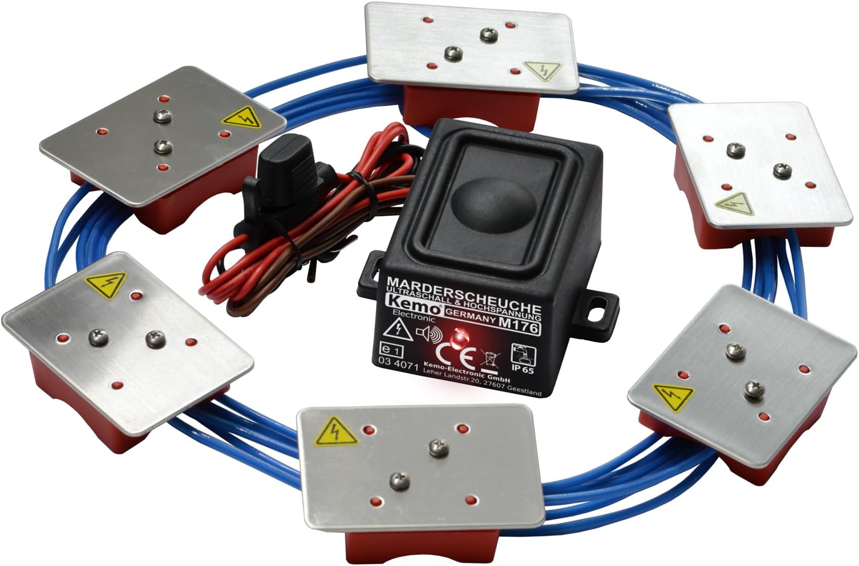 Kemo 3 in 1 marten defence M176 for cars, 12V, waterproof (IP 65)