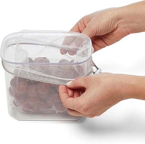 Miniatura 5 de Chef'n Recipiente de almacenamiento de frutas y verduras frescas con bolsa, tamaño pequeño, aguacate