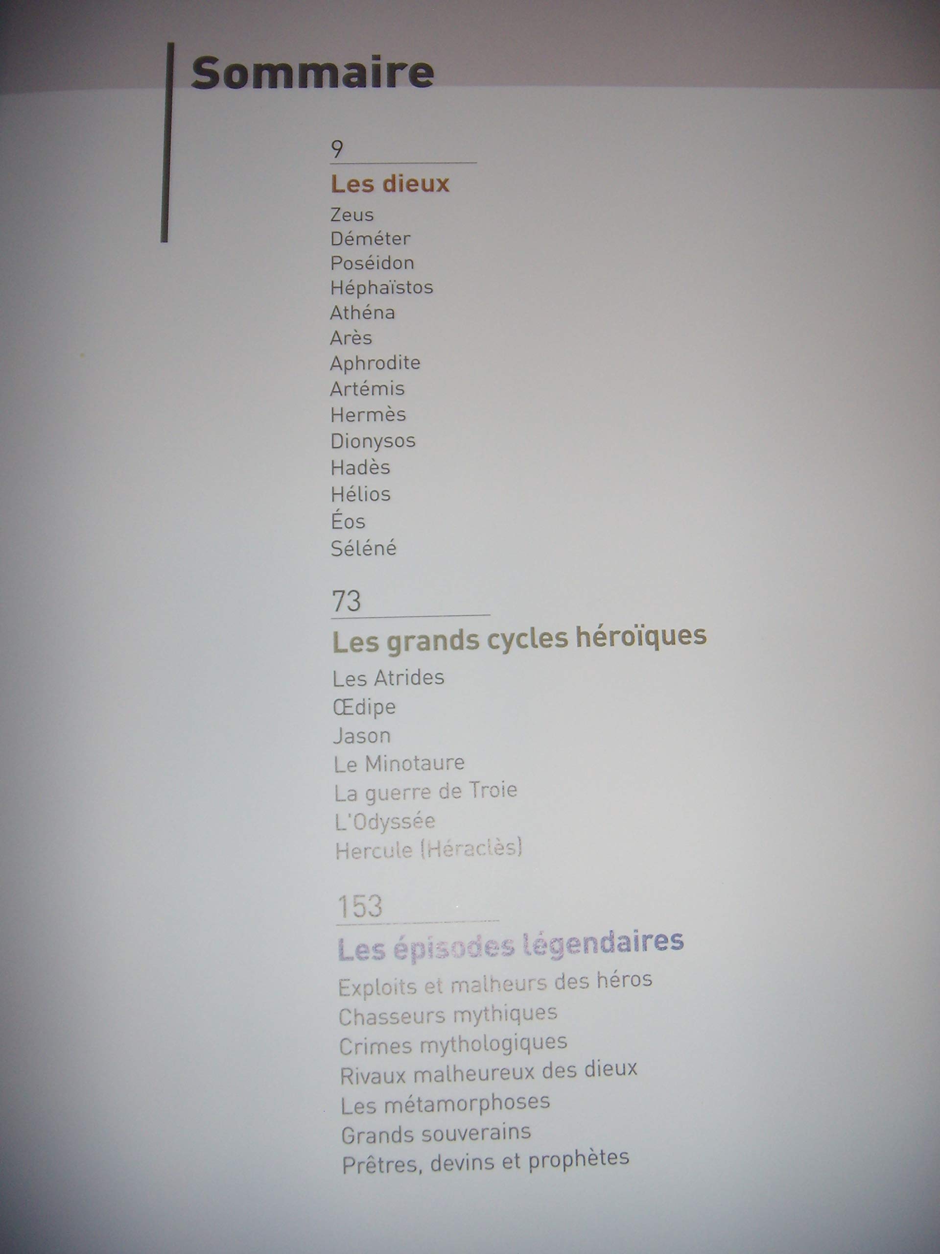 Atlas de la mythologie grecque: Les héros et Dieux de l'Olympe