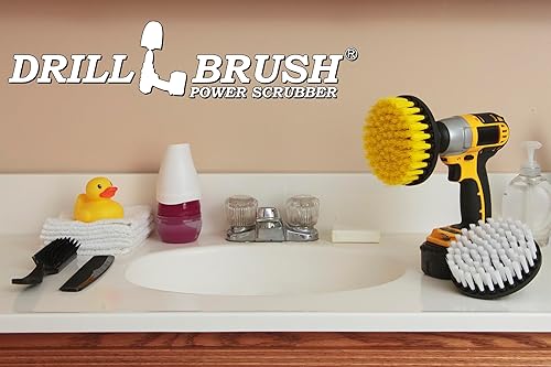 Miniatura 36 de Accesorios de cocina - Limpieza de ollas - Suministros de limpieza - Cepillo de taladro - Juego de cepillos de cocina y baño - Cepillo giratorio