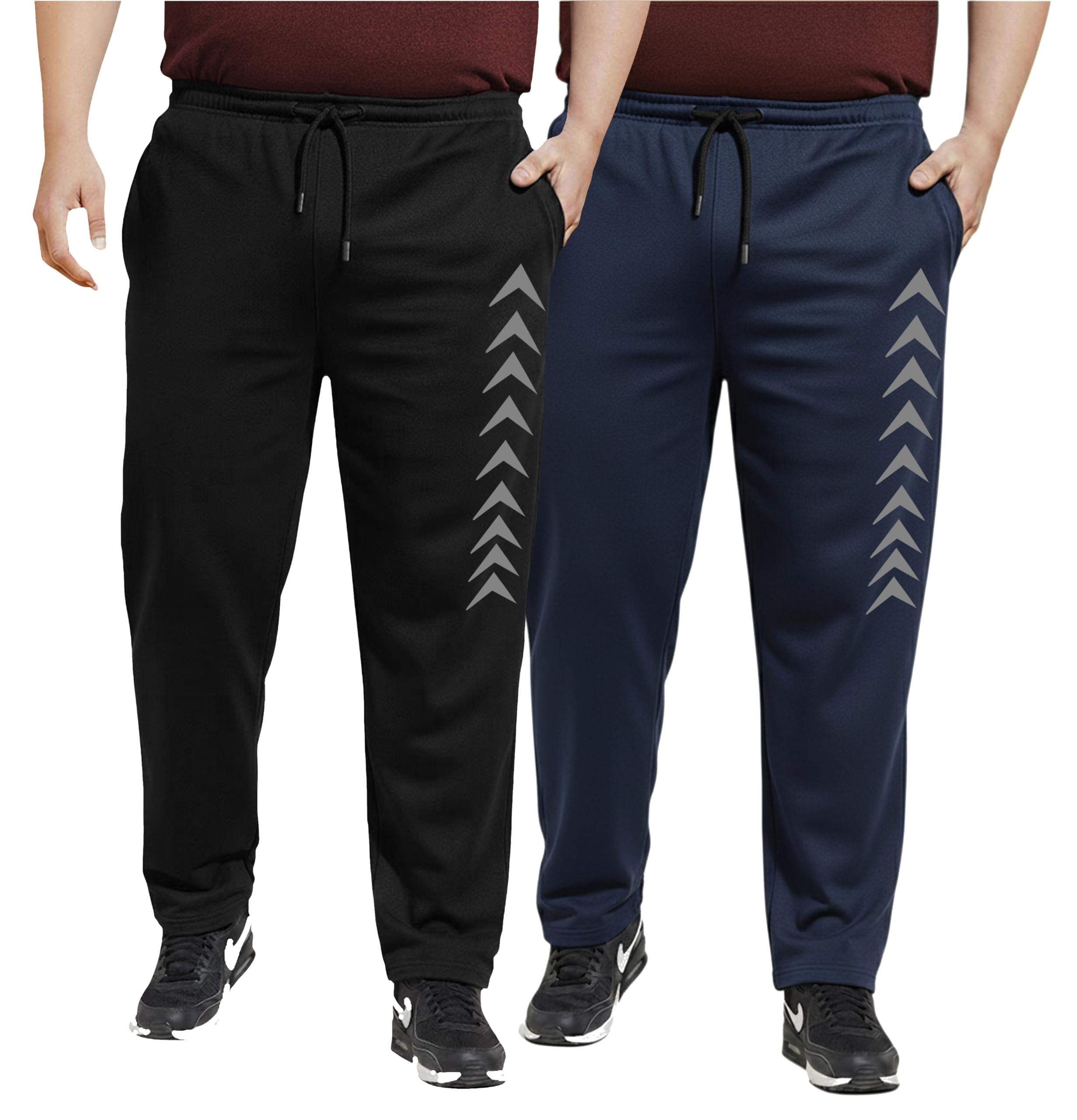 West Gate Clothing Plus Size Men's Regular Fit Trackpants | Mens Track Pants | Men's Track Pant Combo Pack 2 | Printed | 2XL,3XL,4XL,5XL,6XL,7XL,8XL-picture-33