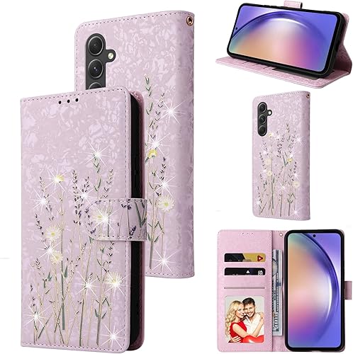 UEEBAI Funda tipo cartera para Samsung Galaxy S23 5G, funda de cuero PU con función de soporte, bloqueo RFID, funda con tapa, ranuras para tarjetas,