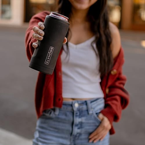 Miniatura 7 de BrüMate Hopsulator Slim - Enfriador de latas aislado, para latas delgadas de 12 onzas, soporte para bebidas de acero inoxidable aislado, para