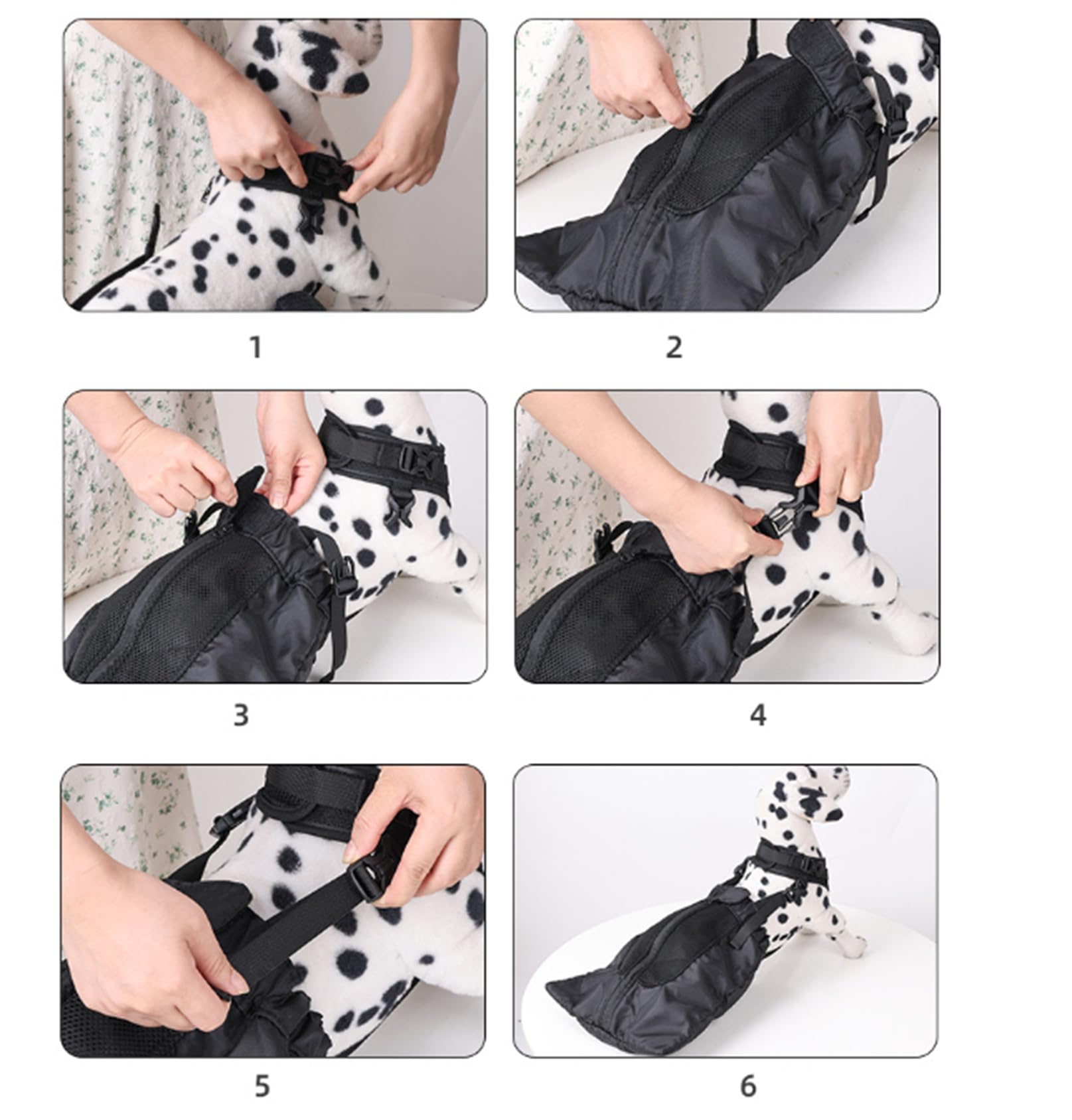 ＡＷＨＡＯ Hundeschlepptasche Für Gelähmte Hunde - Verstellbare Gehhilfe Größe XL