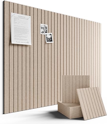Miniatura 9 de Tablón de anuncios grande de fieltro de 48 x 36 pulgadas, alternativo, paquete de 12 con 70 pestañas adhesivas extraíbles seguras, tableros