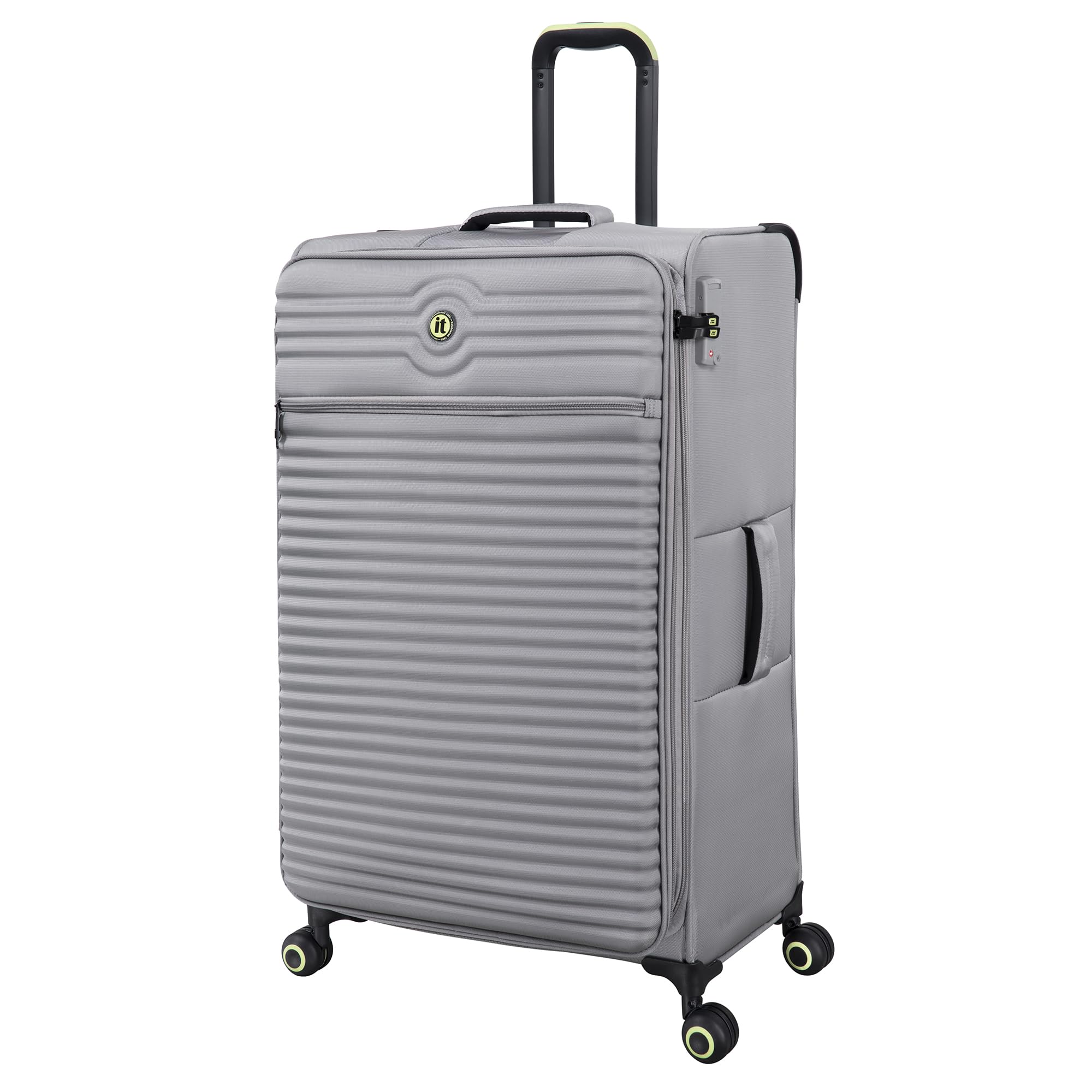 Photo 1 of *** USED MINOR DAMAGE ON BOTTOM **** It Luggage Circulator 32" Softside Checked 8 Wheel Expandable Spinner, Elephant Skin