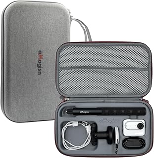 BeisDirect Travel Case Carrying Case Storage Bag for Insta360 GO 3 and Accessories, Portable EVA Case for Insta 360 GO 3 Sports Camera Protection Accessories