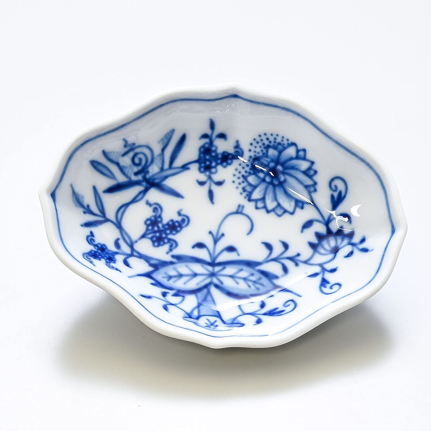 Amazon.co.jp: マイセン ブルーオニオン ディッシュ L 菱形 8cm