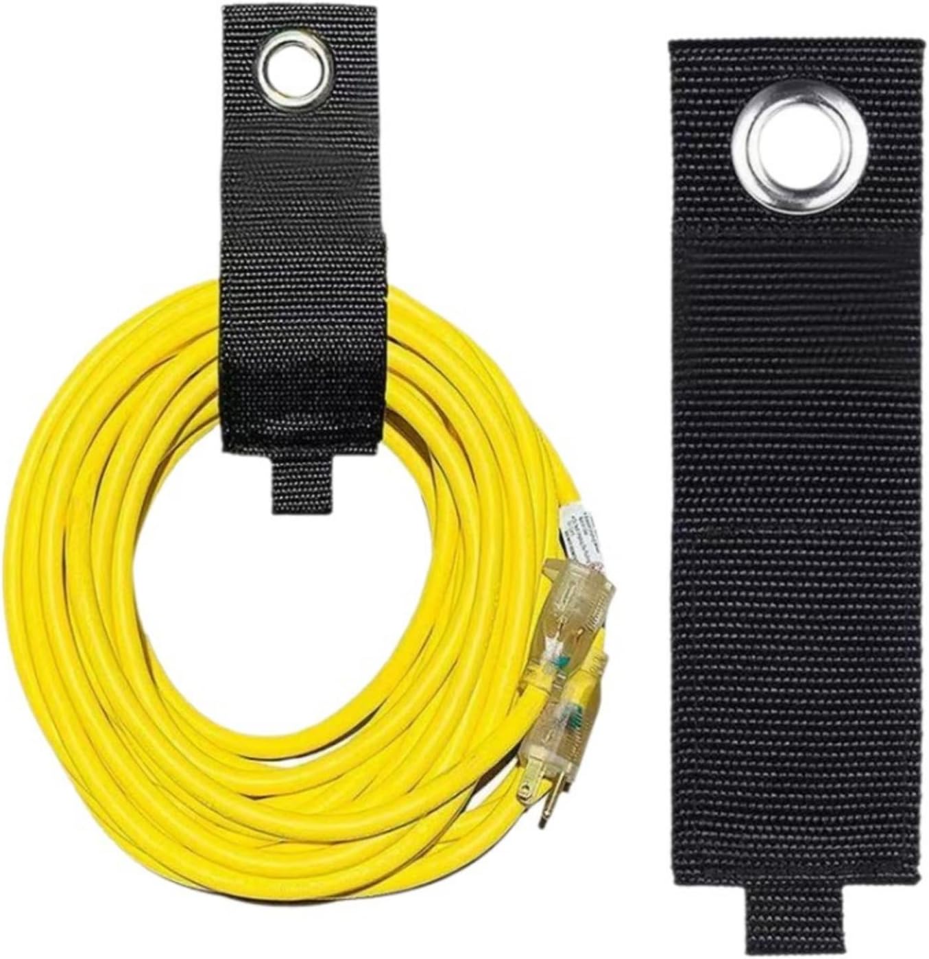 6 Pack Heavy-Duty Storage Straps, Hook and Loop Extension Cord Organizer Hanger, Cord Keeper, Cable Straps for Cords, Hoses, and Garage Storage, Assort Size