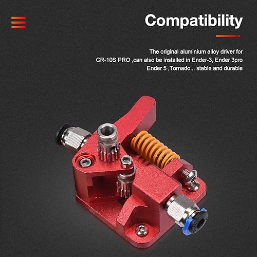 Miniatura 6 de Bigtreetech - Extrusora de doble engranaje, extrusora MK8 de doble engranaje, impresora 3D, alimentador de doble conductor, kit de extrusión de