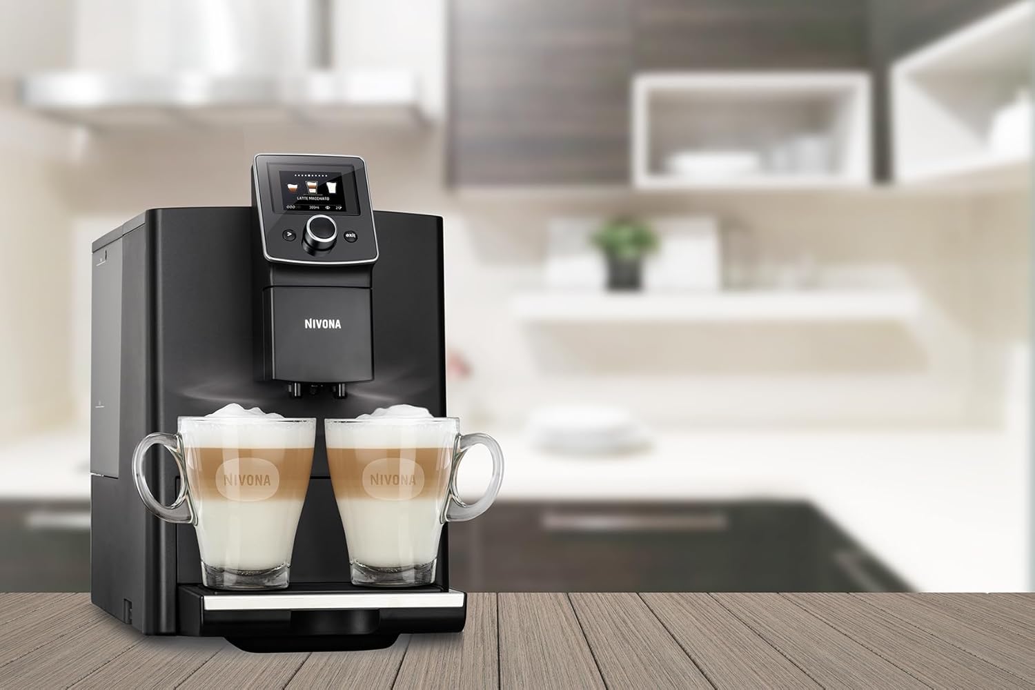 Nivona NICR 820 Espresso Machine on a kitchen counter