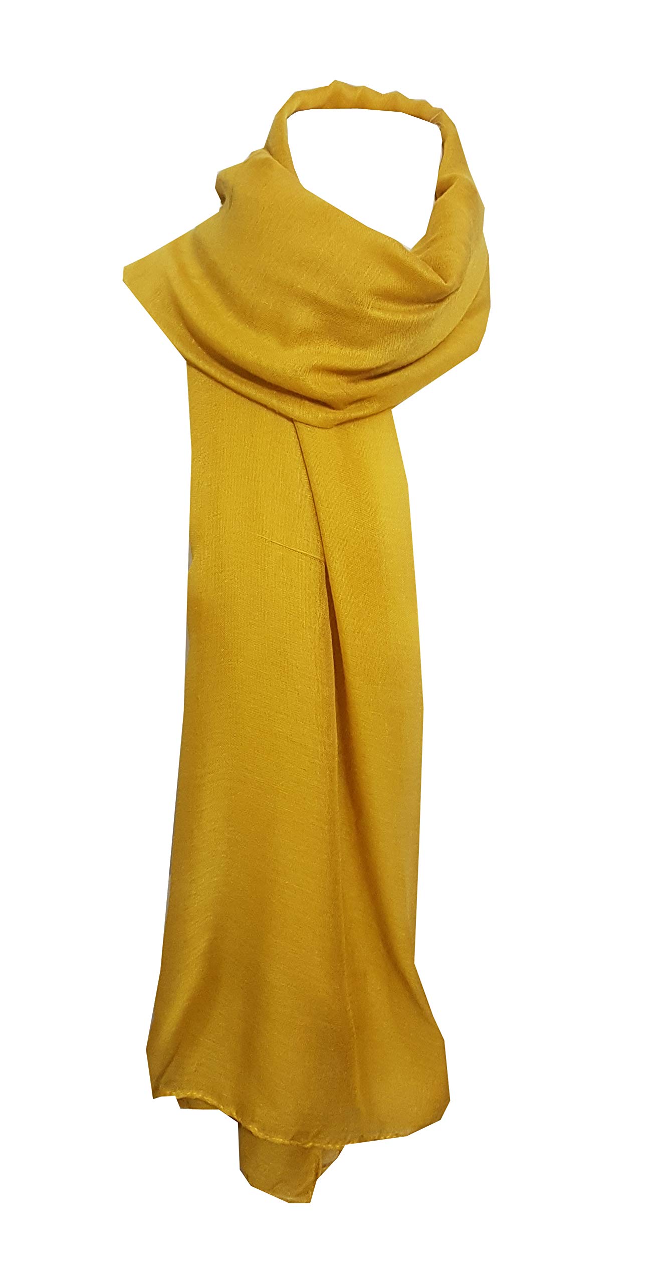 KSC Plain Hijab, Scarf, Sarong, Lovely Colours Lightweight Large Size Buy 4 Get 1 Free (Mustard)
