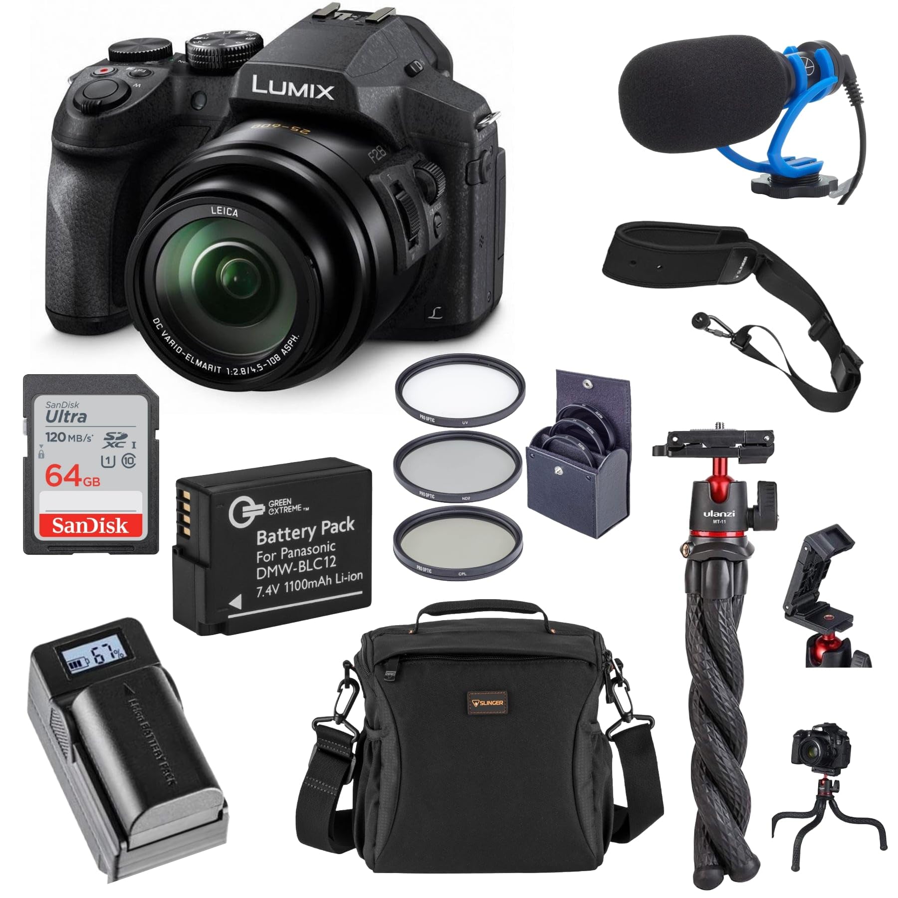 Amazon.com : Panasonic Lumix DMC-FZ300 Camera - Bundle with 64GB