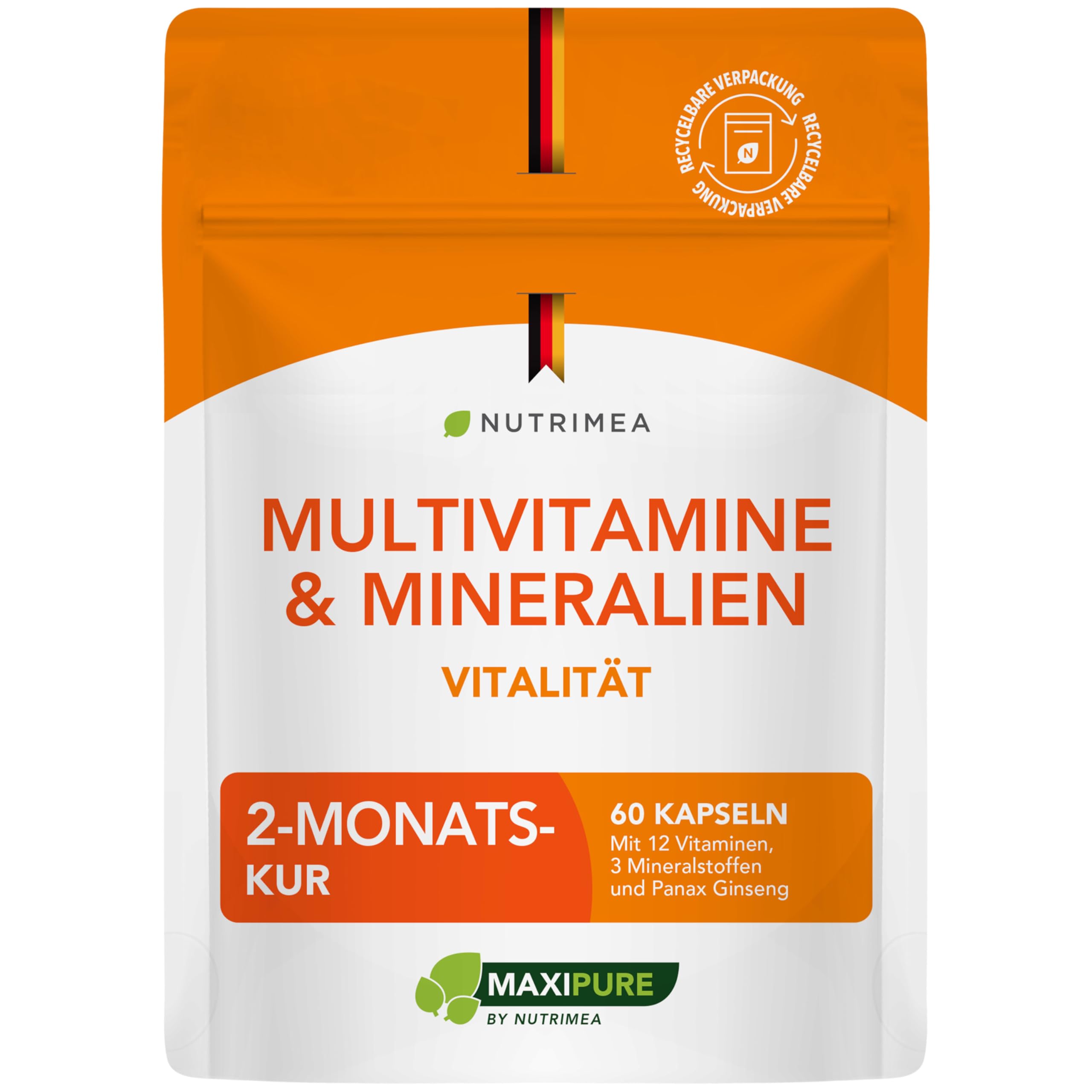 Laboratoires Nutrimea Multivitamin und Mineralstoffe Komplex | All In One