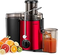Vista 10 de Máquinas de exprimir, exprimidor HOUSNAT para frutas y verduras enteras con ajuste de 3 velocidades, versión mejorada con motor de 400 W