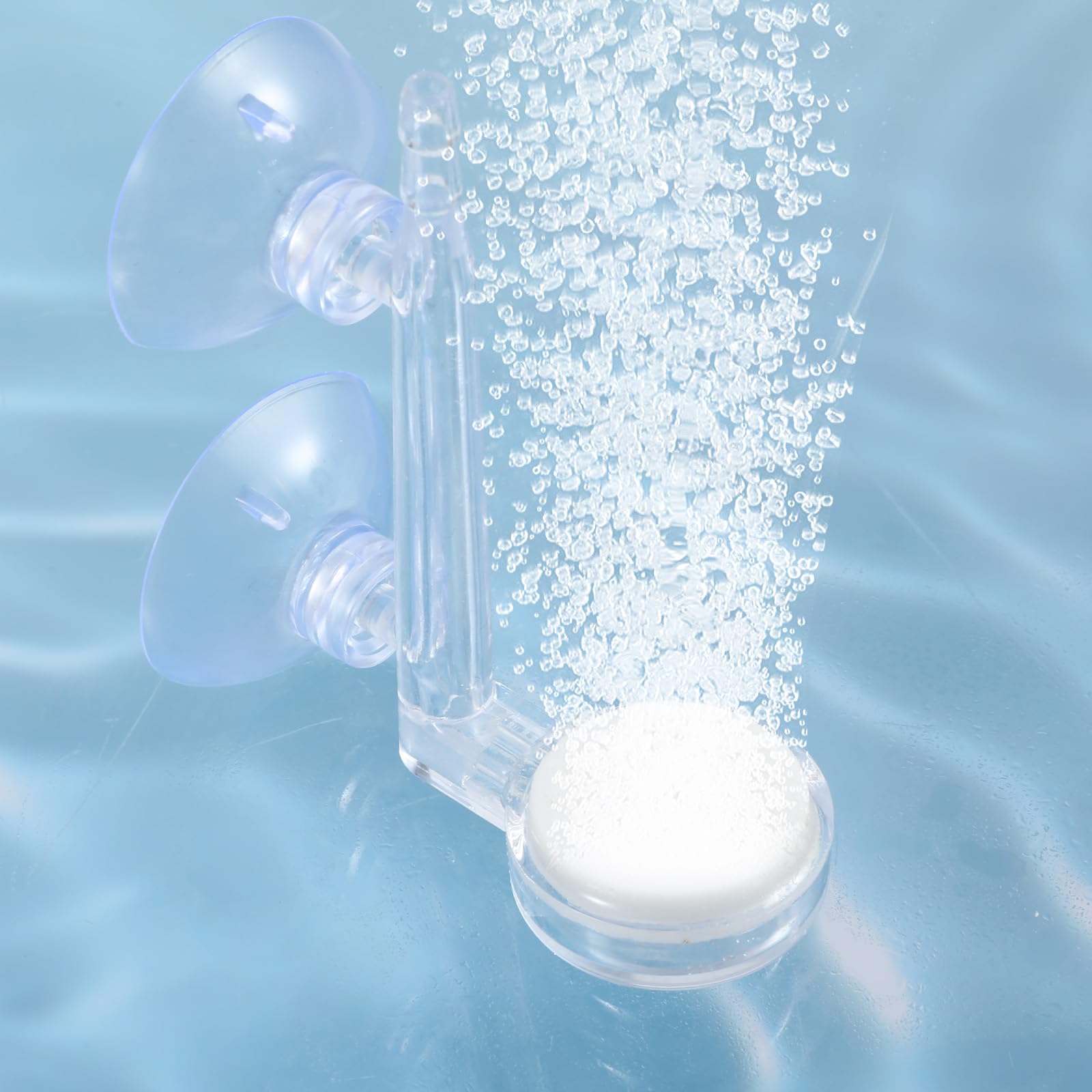 Xthrotsenk Aquarium Air Stones Fish Tank Bubbler Silent Nano Airstones Kit, Dissolved Bubbler Oxygen Diffuser Airstone Leaves Tiny Bubbles Airstone for Aquarium Fish Tank Accessories