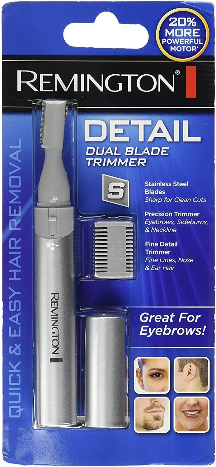 Remington Unisex Mpt 3400 Dual Blade Stainless Steel Detail Battery Powered Trimmer