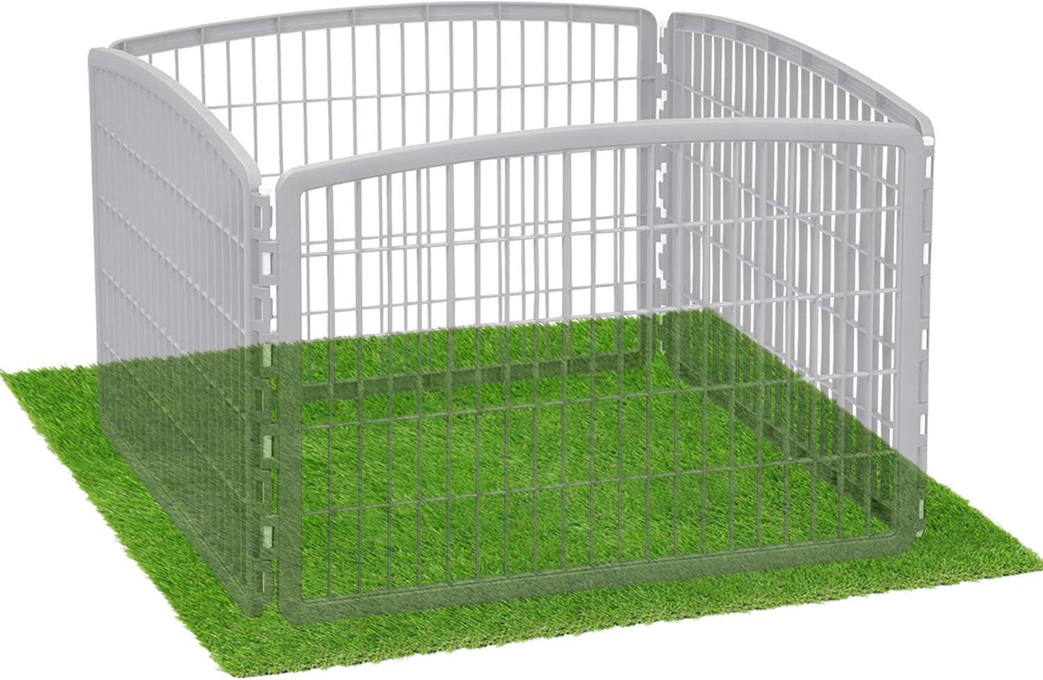 LOOBANI 41" x 41" Dog Playpen Flooring Artificial Grass