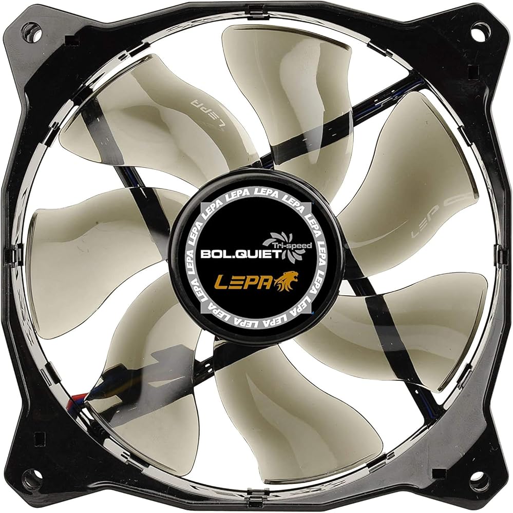 Lepa BOL.Quiet Tri-Speed Cooling Fan LP-BOL12R Obsidian - View 1