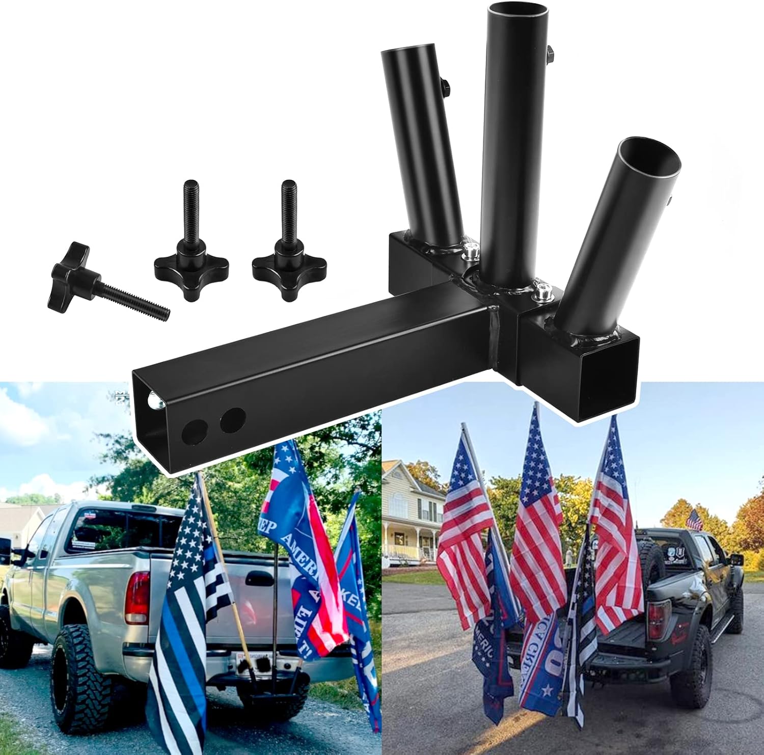 Hitch Flag Holder, Flag Hitch, Truck Hitch Mount, Hitch Flag Holder
