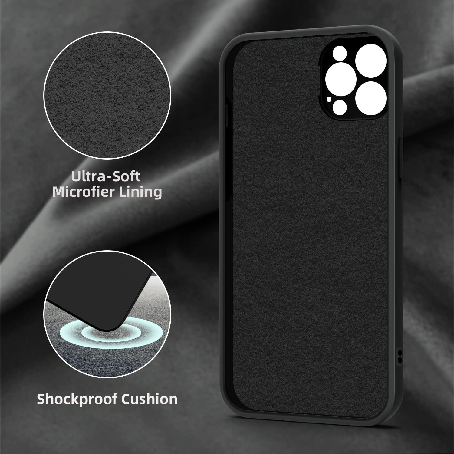 IPhone 13 Pro Max Hülle – Ultra-dünne Schutzhülle Mit Mikrofaser-Innenfutter (Grün) | Stoßfest & Kratzgeschützt