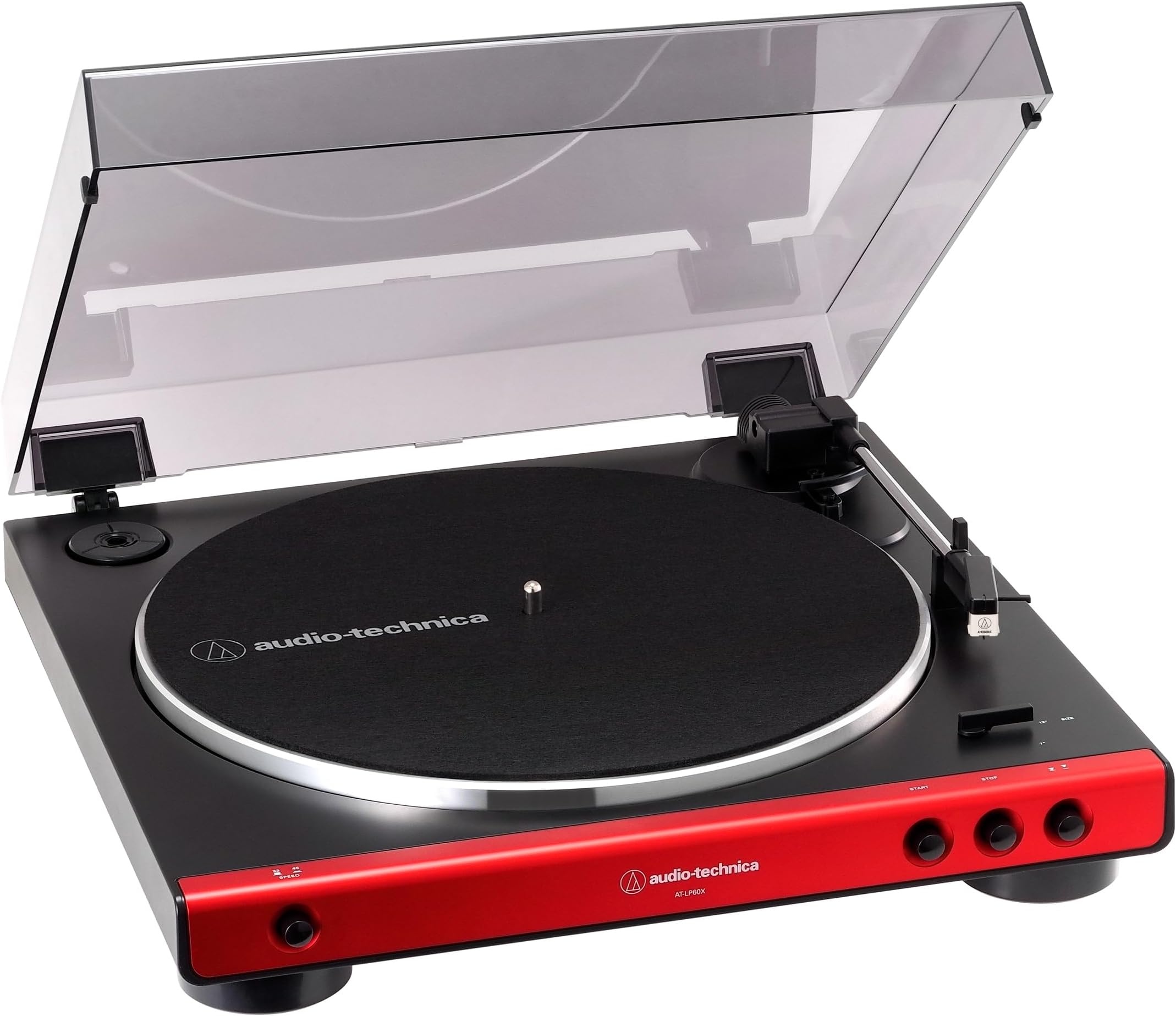 Audio Technica Full Auto Record Player Red AT-LP60X RD