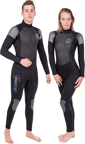 Seavenger Traje de neopreno Odyssey de 0.118 in con pecho de piel de tiburón