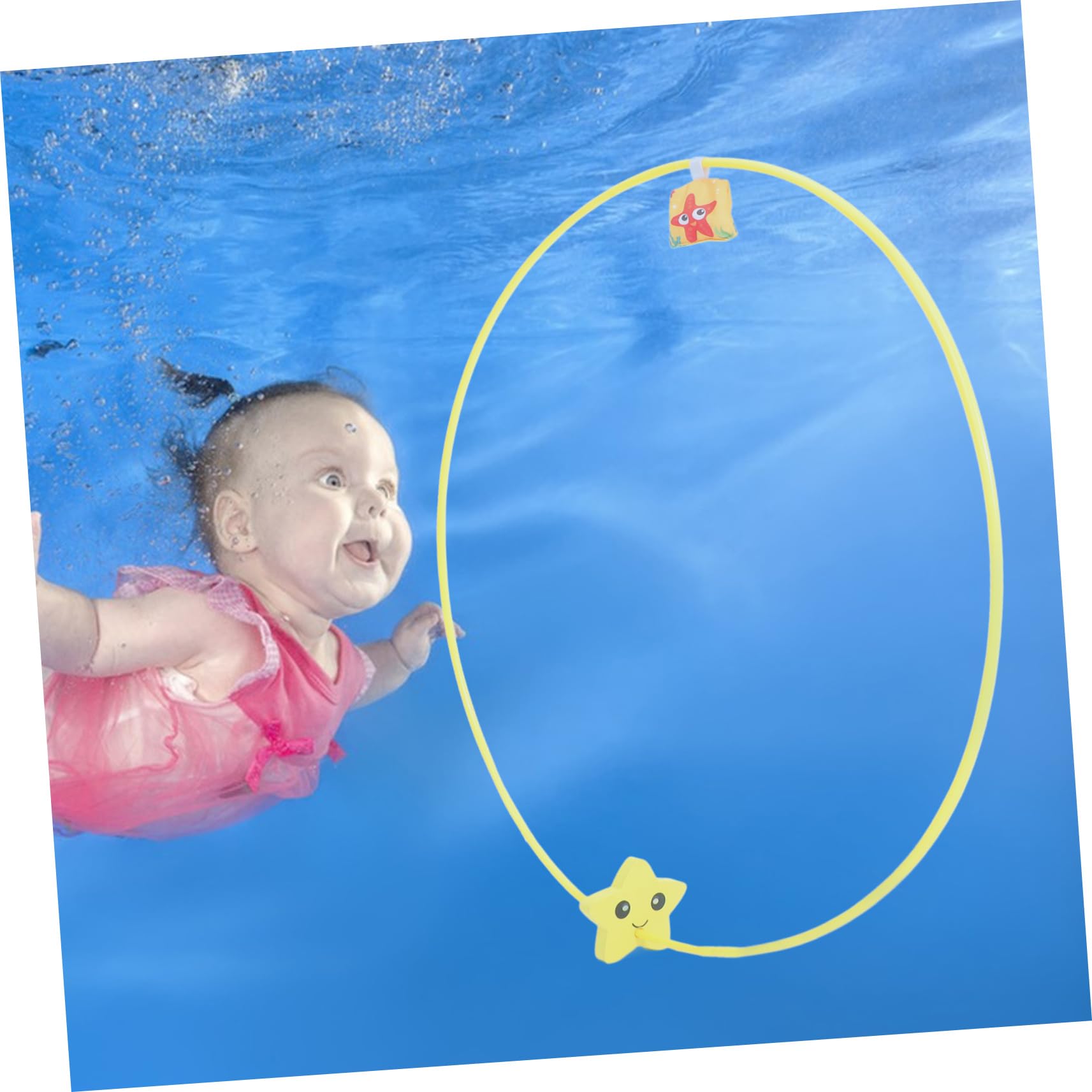 HANABASS Anneaux de Plongée Jouets de Piscine Lot de 3 pour Piscine Améliorent Les Compétences de Natation en ABS et Nylon pour Garçon et Filles pour Jeux de Plongée et Fêtes