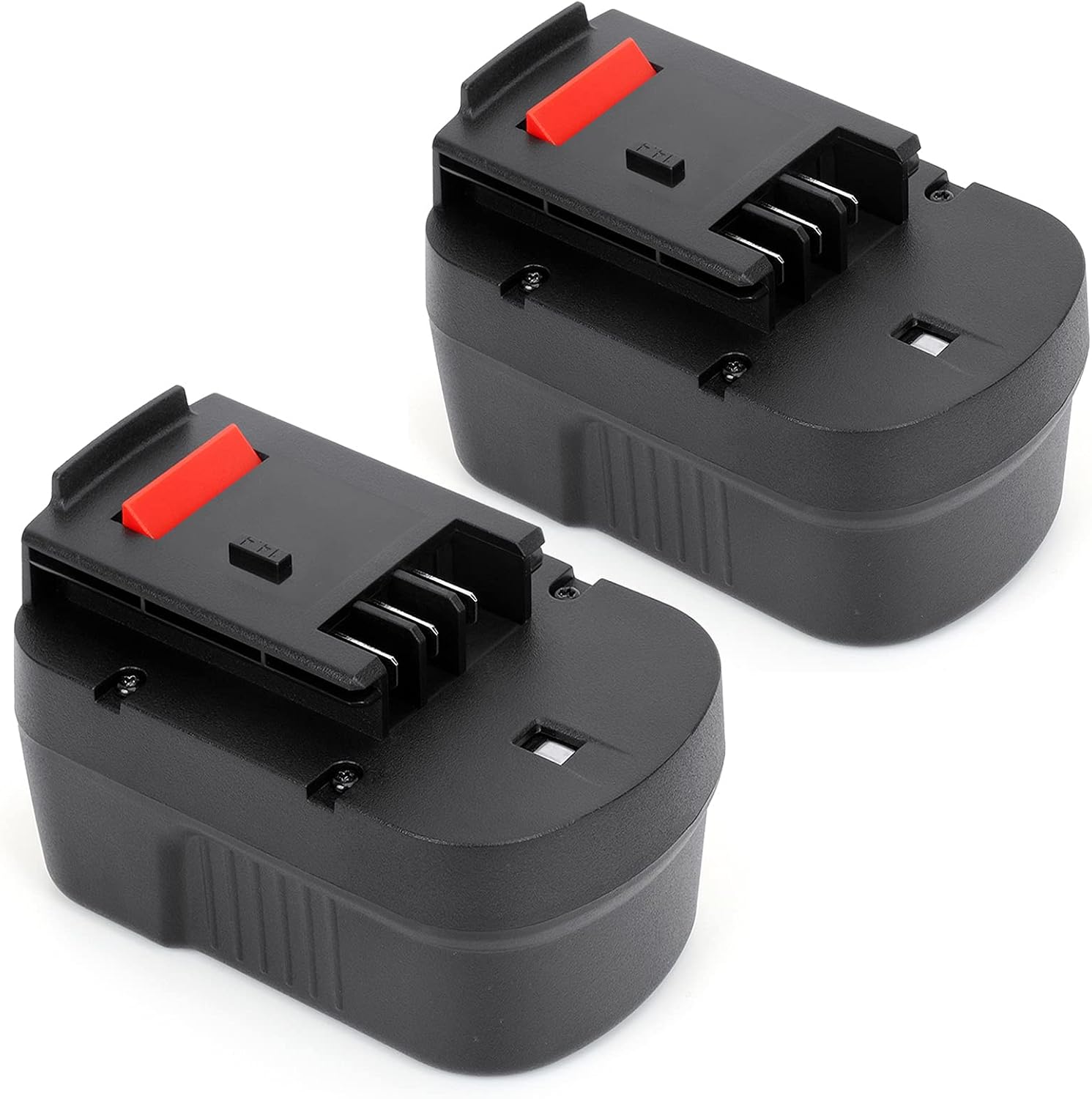 POWERAXIS 2Pack 14.4V 2.0Ah NI-CD Replacement Battery for Black and Decker HPB14 FSB14 499936-34 499936-35 A14 A14F A144 A1714 HPD14K-2 CP14KB HP146F2 HP148F2R A144EX BD1444L BPT1048 B-8316 FS140BX