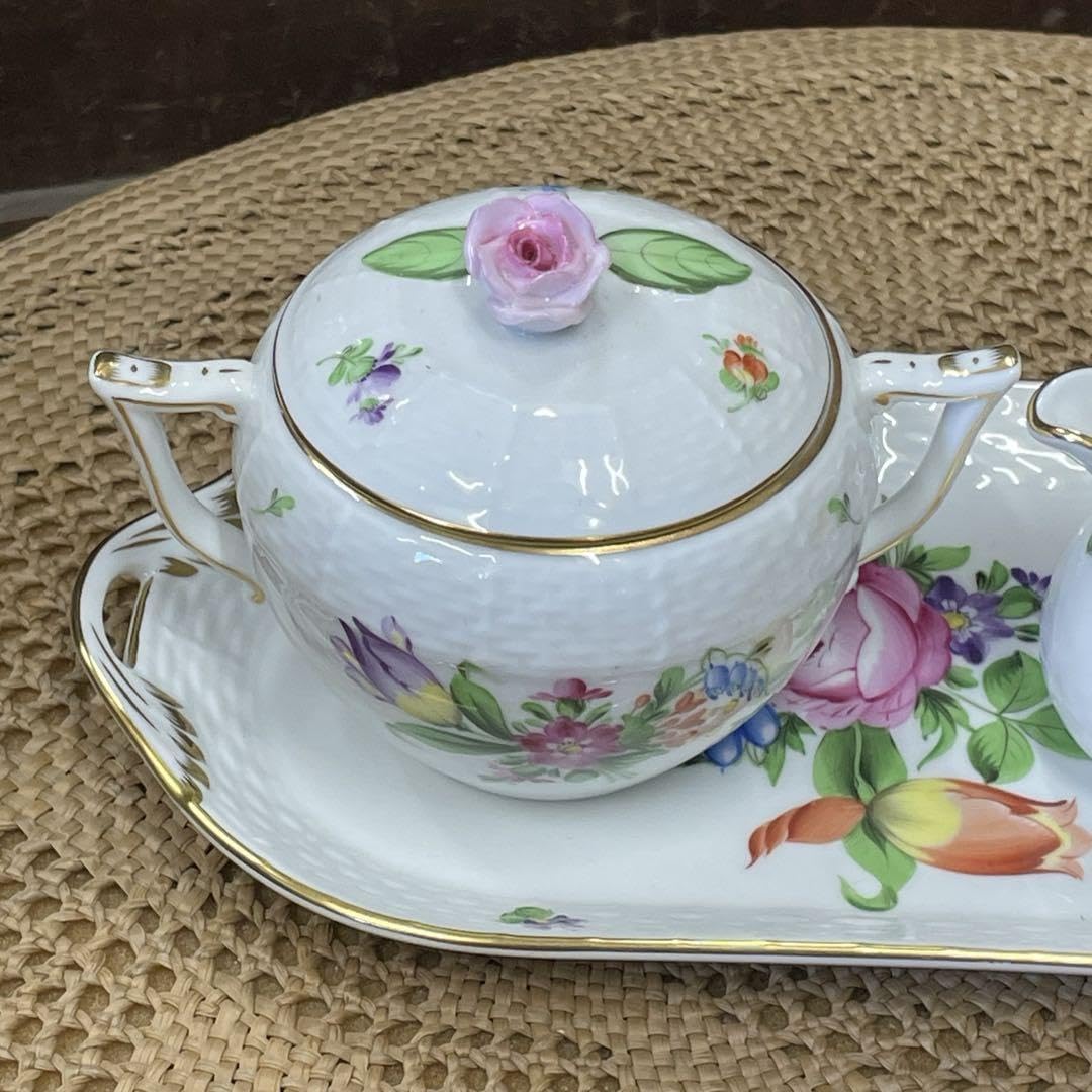 HEREND ヘレンド BT チューリップの花束 シュガーポット ☆お値下げ