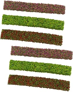 Operitacx Miniature Shrub Model 6pcs Plastic Scenery for Garden Diorama