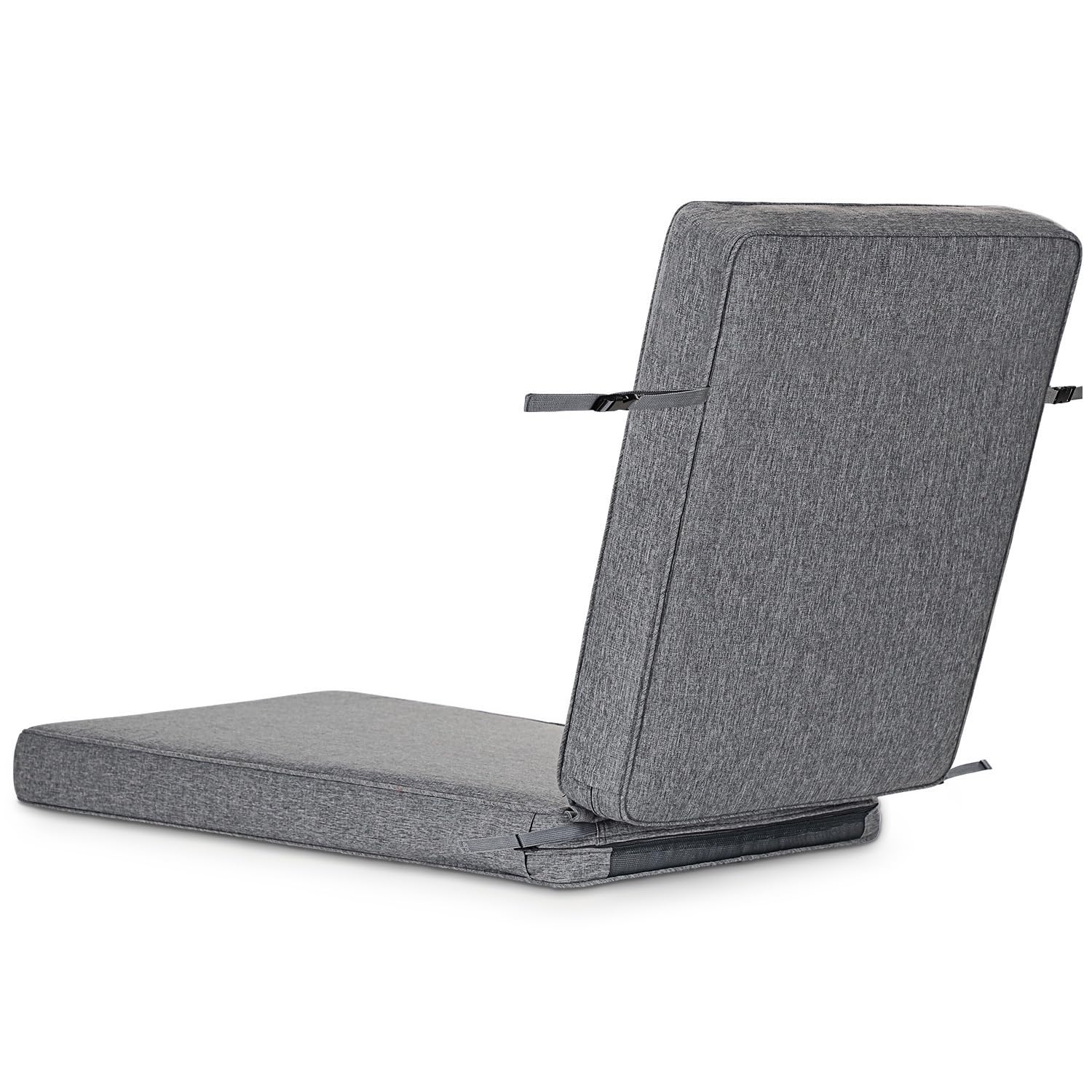 View 1 of ***FACTORY SEALED*** SUNROX Lounge Chair Cushions 80x26 Inch Heather Charcoal