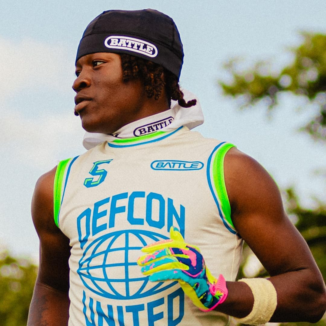 Battle Sports Pro Athletic Skull Cap, Moisture-Wicking, Ventilated Elastic Band - Image 3