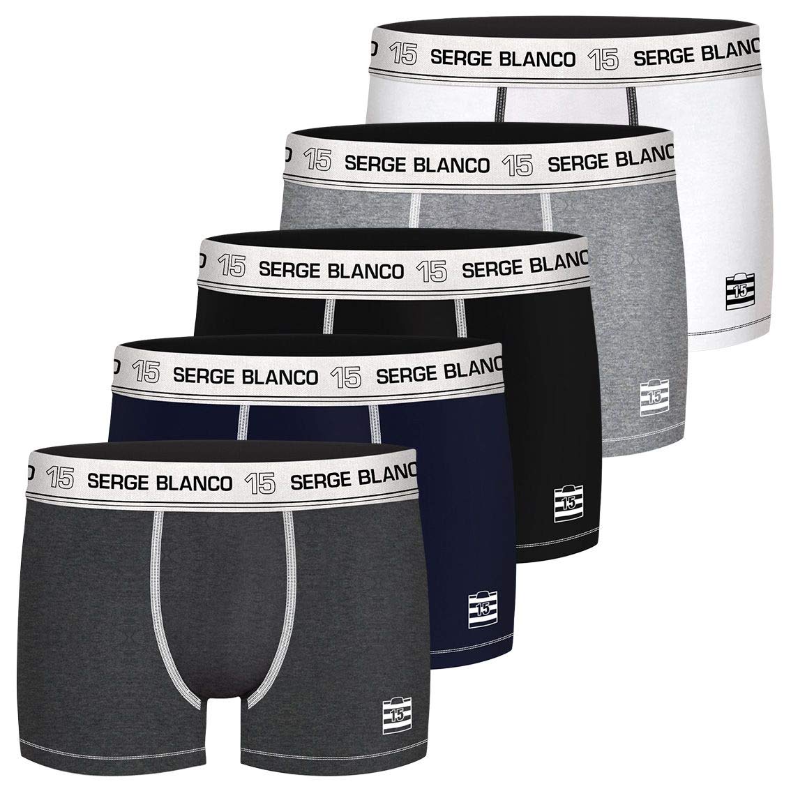 Serge BlancoMen's Serge Blanco Boxer SER/1BCX5 Underwear (pack of 5)